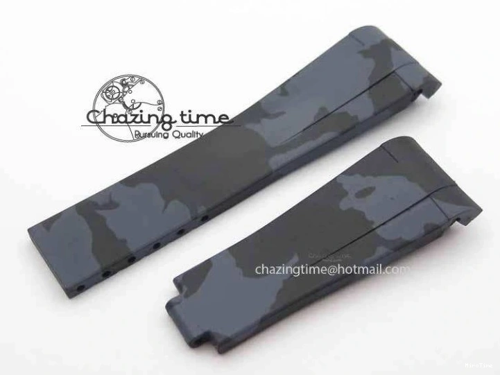 MiroTime 0426 WrinkleFree Yacht-Master 37mm 1:1 Best Edition Black Rubber Strap (Fits the Gen size) 417